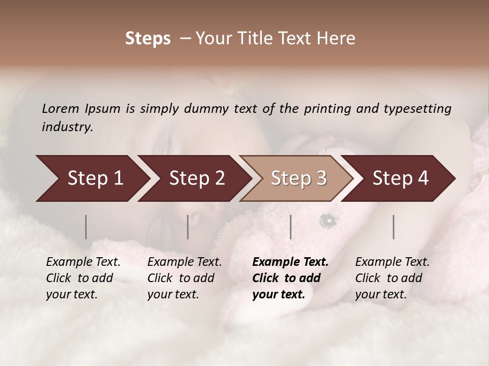 Breastfeed Infant Sleep PowerPoint Template