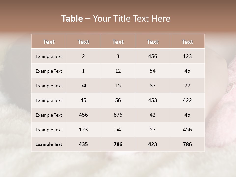 Breastfeed Infant Sleep PowerPoint Template