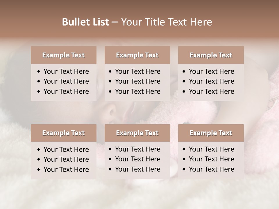 Breastfeed Infant Sleep PowerPoint Template