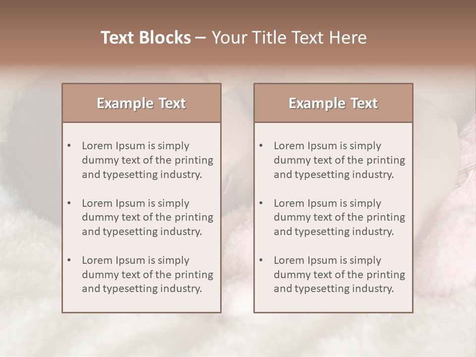 Breastfeed Infant Sleep PowerPoint Template