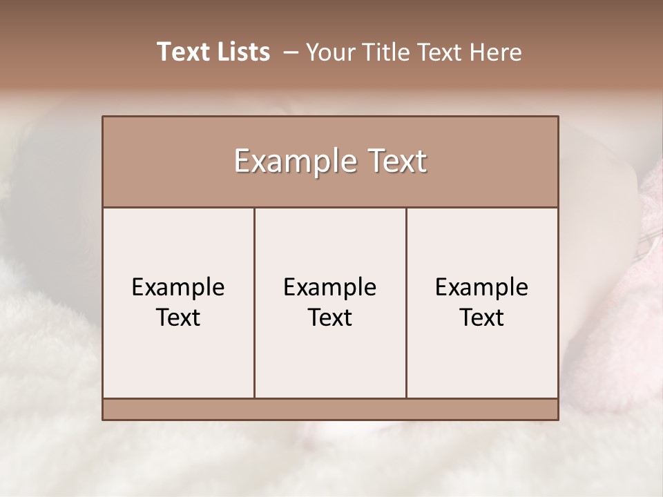 Breastfeed Infant Sleep PowerPoint Template