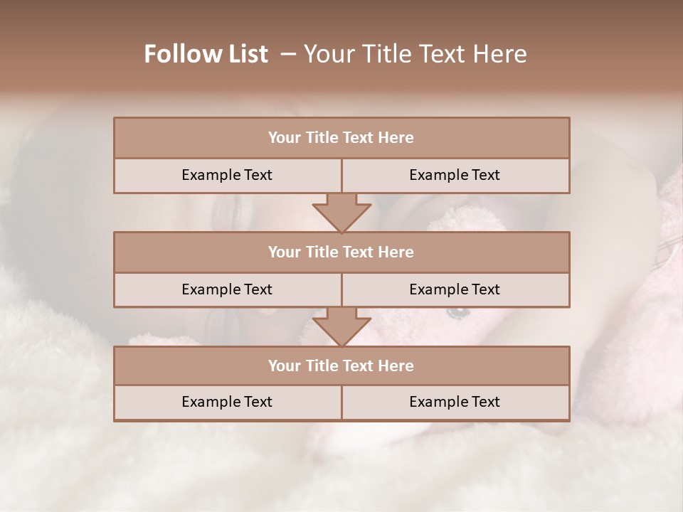 Breastfeed Infant Sleep PowerPoint Template