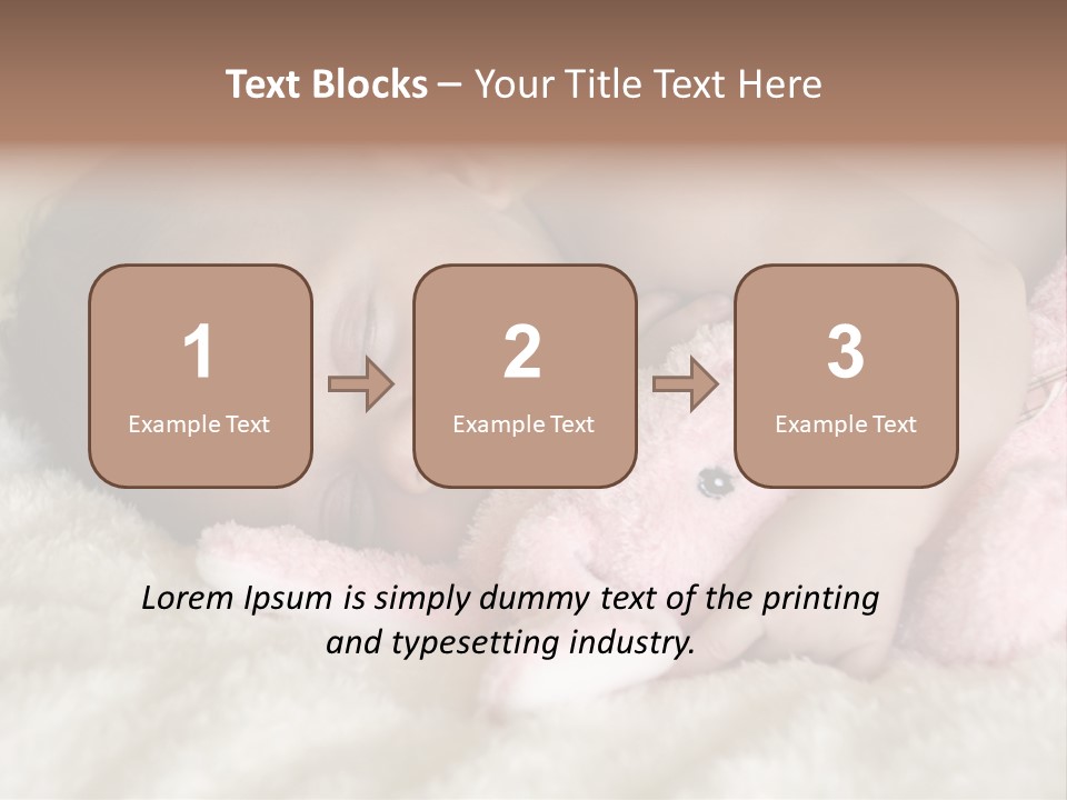 Breastfeed Infant Sleep PowerPoint Template