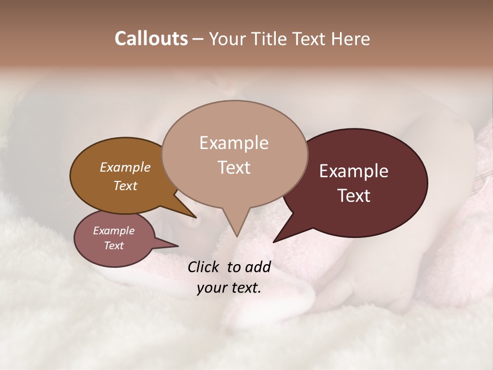 Breastfeed Infant Sleep PowerPoint Template