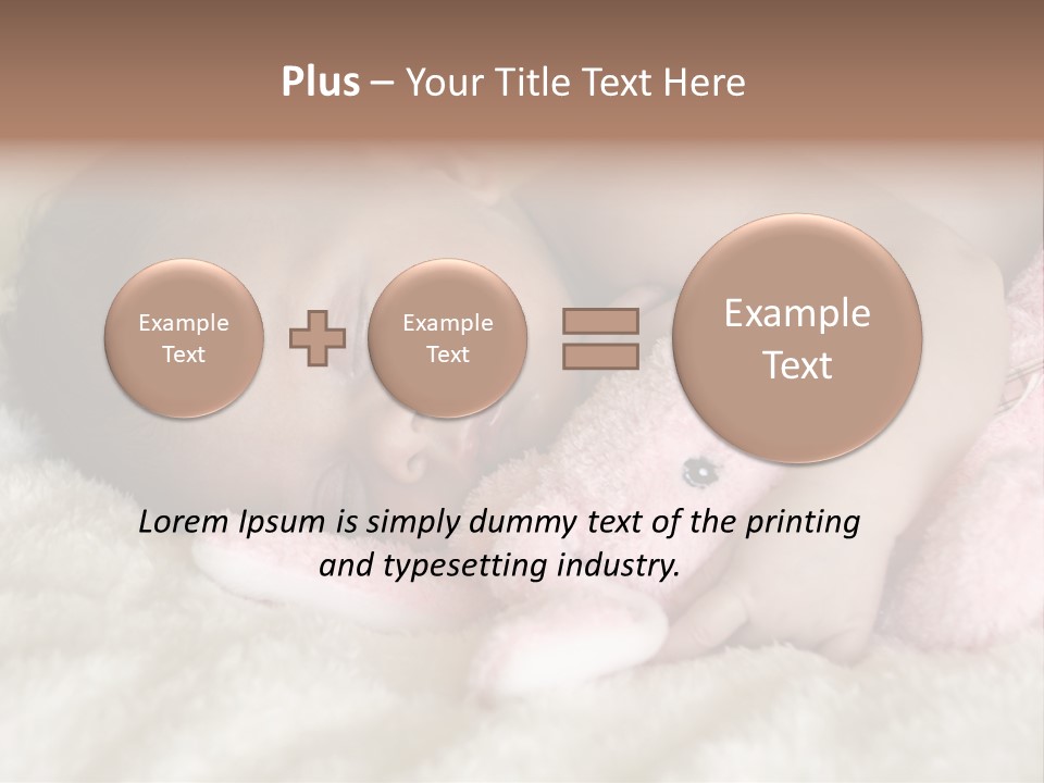 Breastfeed Infant Sleep PowerPoint Template