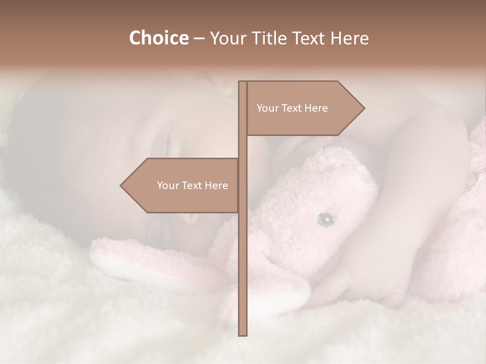 Breastfeed Infant Sleep PowerPoint Template