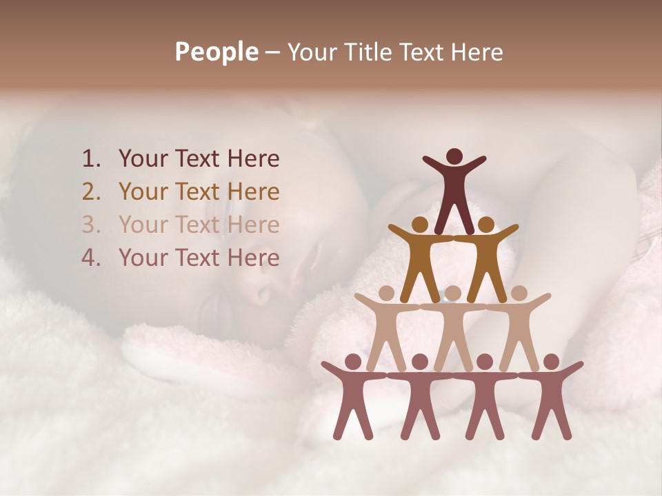 Breastfeed Infant Sleep PowerPoint Template