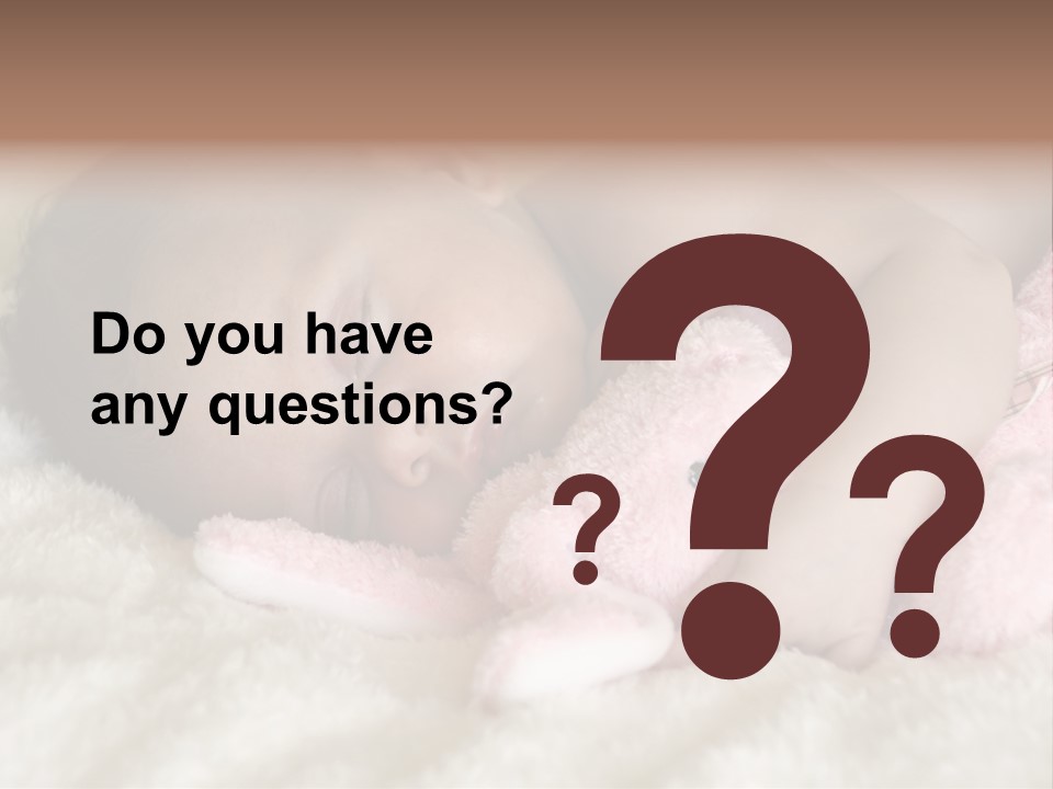 Breastfeed Infant Sleep PowerPoint Template