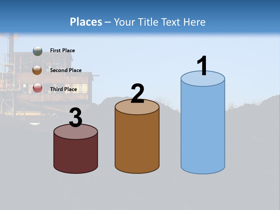 Box Sitting Caucasian PowerPoint Template