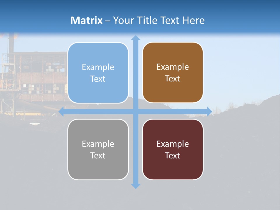 Box Sitting Caucasian PowerPoint Template