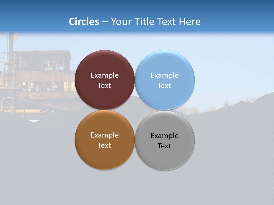 Box Sitting Caucasian PowerPoint Template