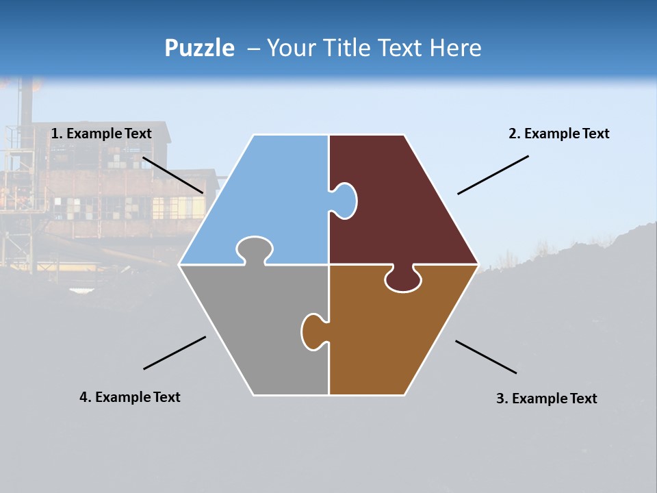 Box Sitting Caucasian PowerPoint Template