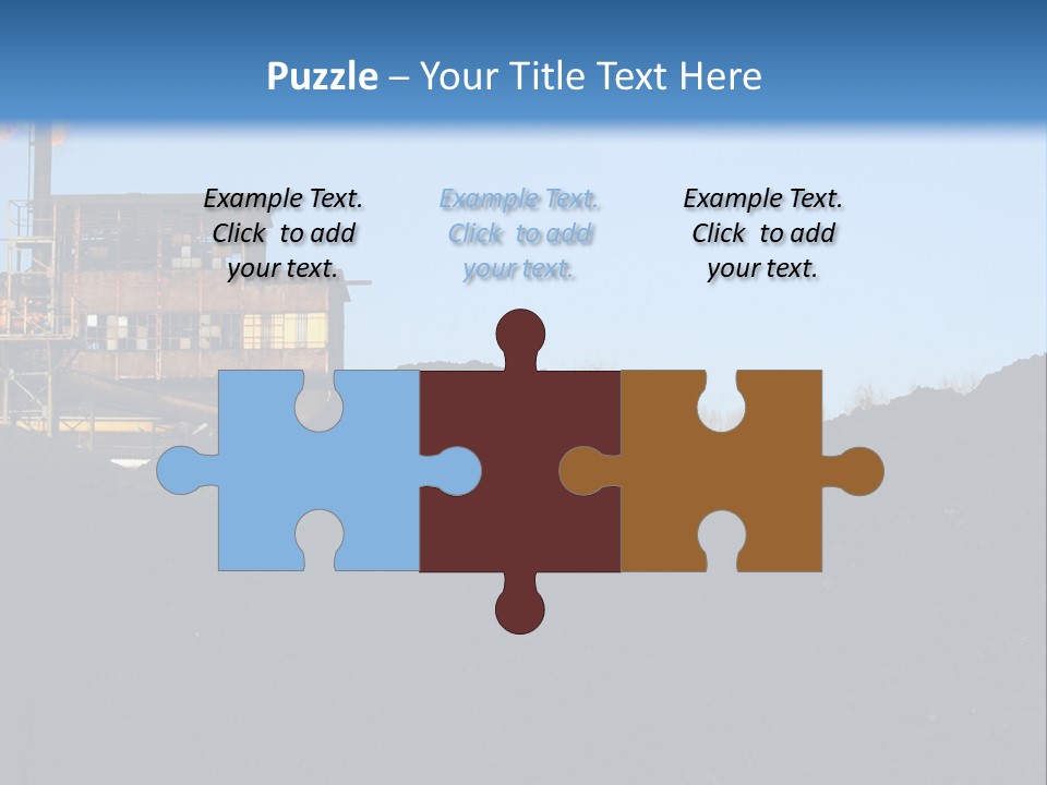 Box Sitting Caucasian PowerPoint Template