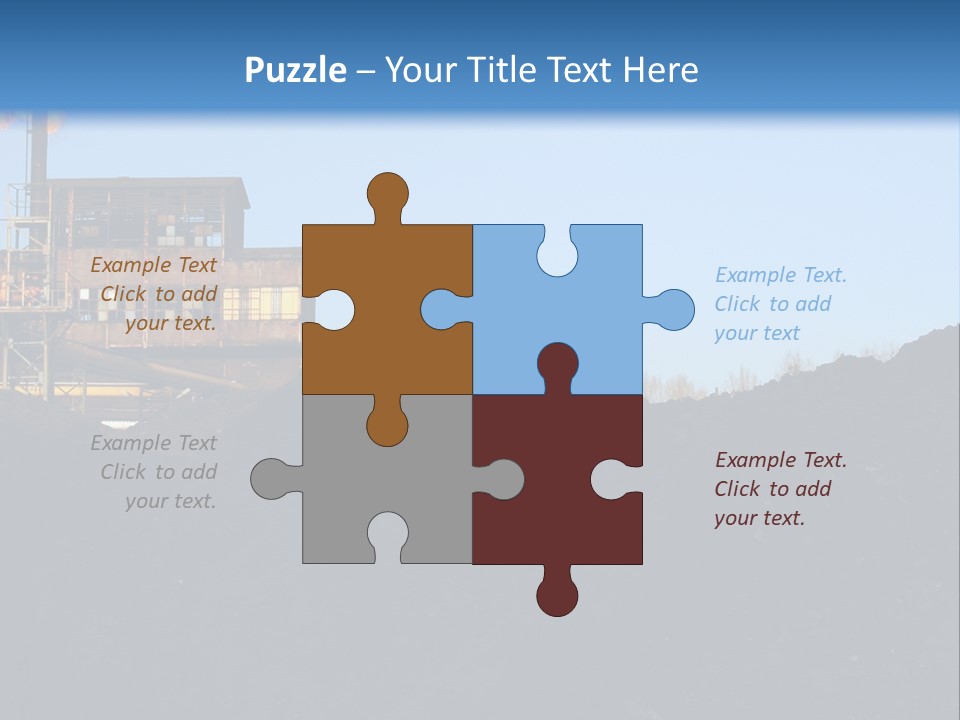 Box Sitting Caucasian PowerPoint Template