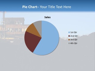 Box Sitting Caucasian PowerPoint Template