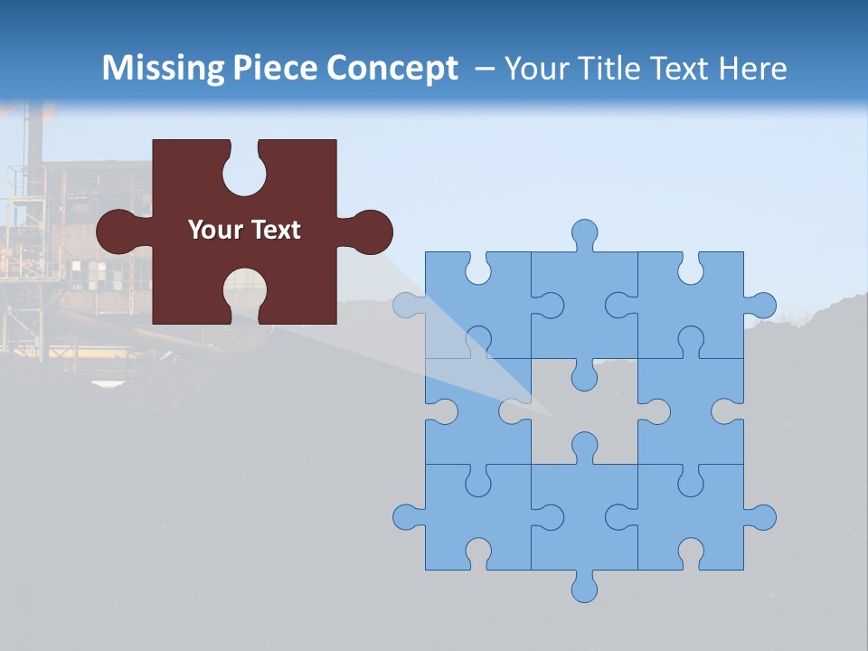 Box Sitting Caucasian PowerPoint Template