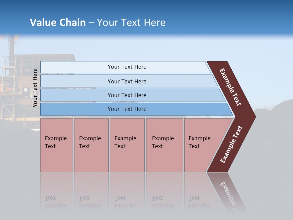 Box Sitting Caucasian PowerPoint Template