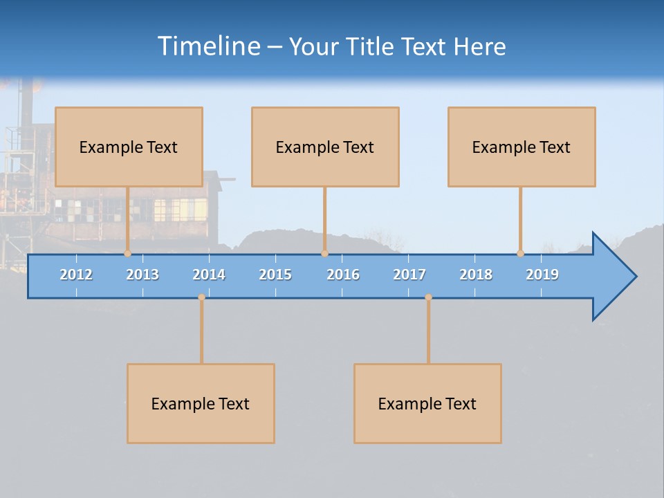 Box Sitting Caucasian PowerPoint Template
