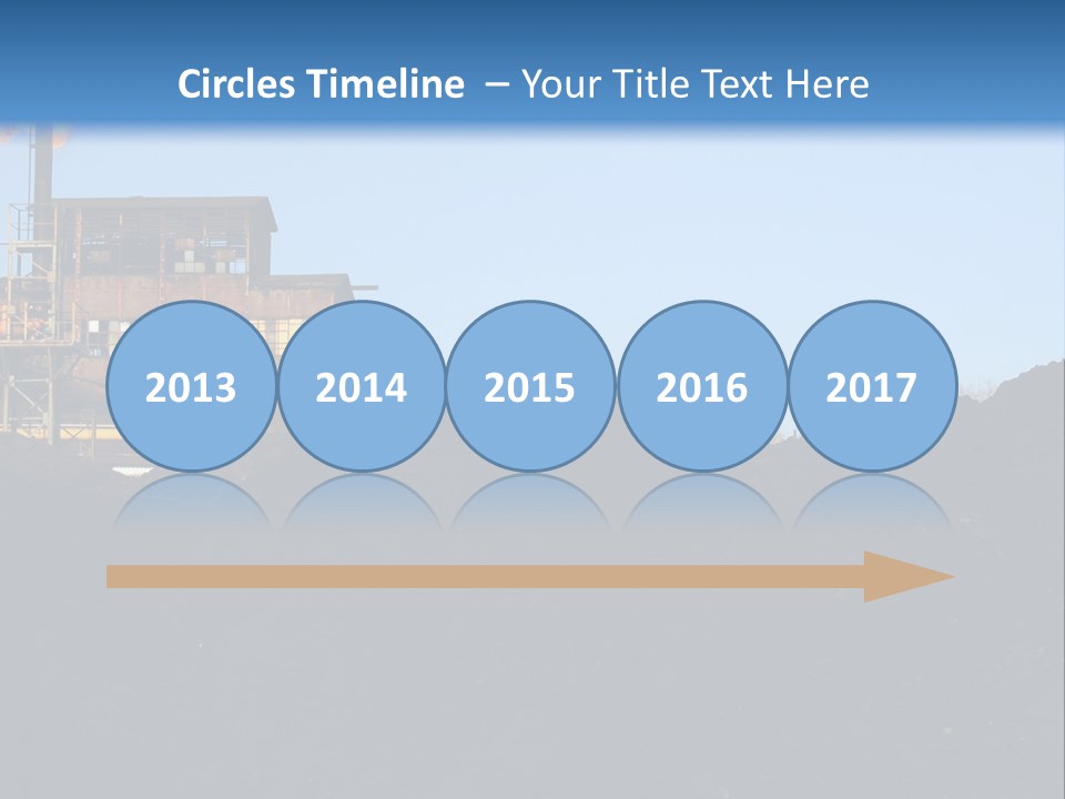 Box Sitting Caucasian PowerPoint Template