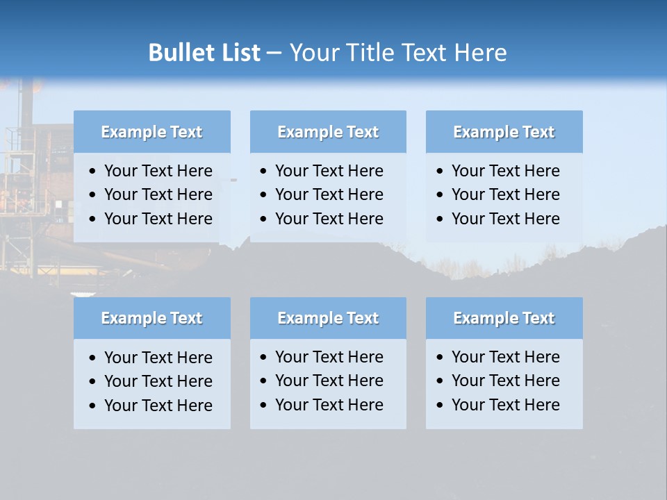 Box Sitting Caucasian PowerPoint Template