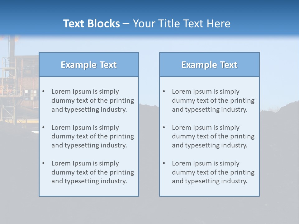 Box Sitting Caucasian PowerPoint Template