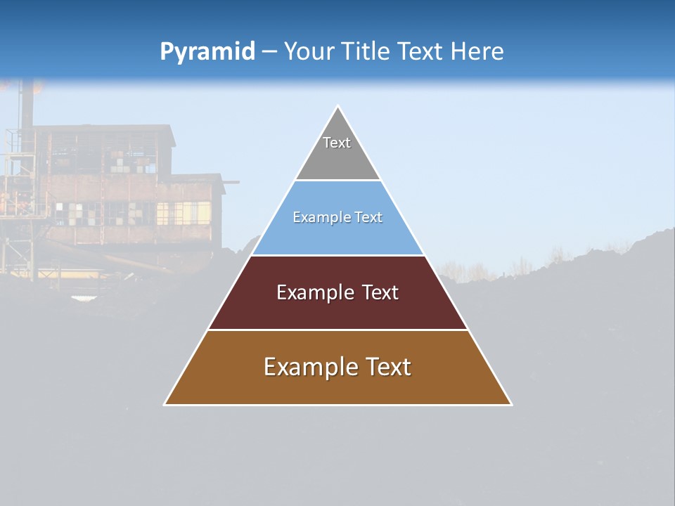 Box Sitting Caucasian PowerPoint Template