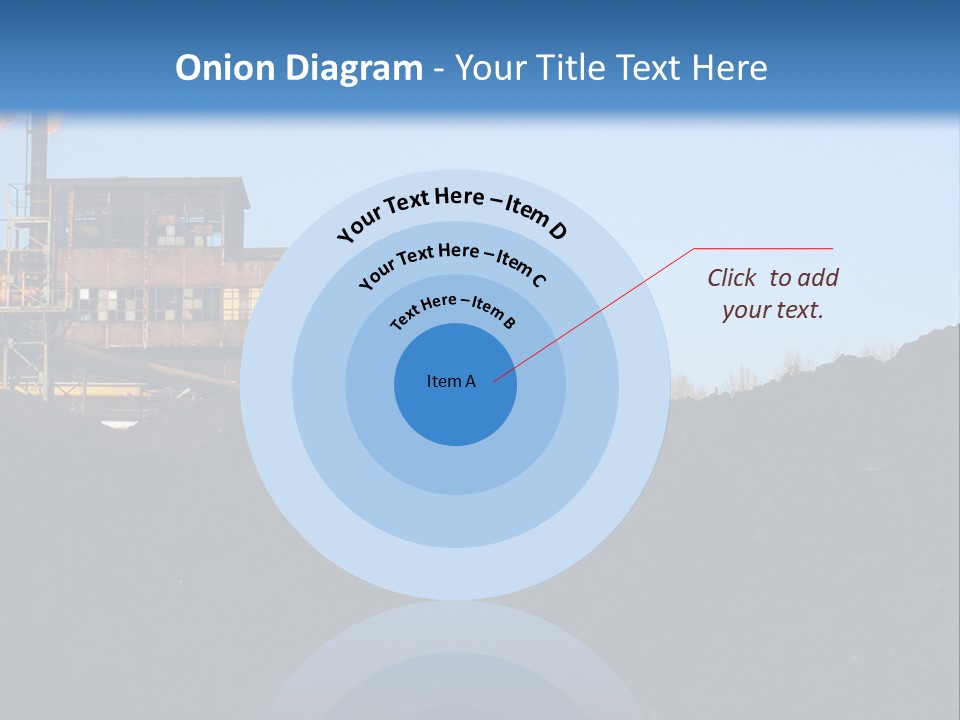 Box Sitting Caucasian PowerPoint Template