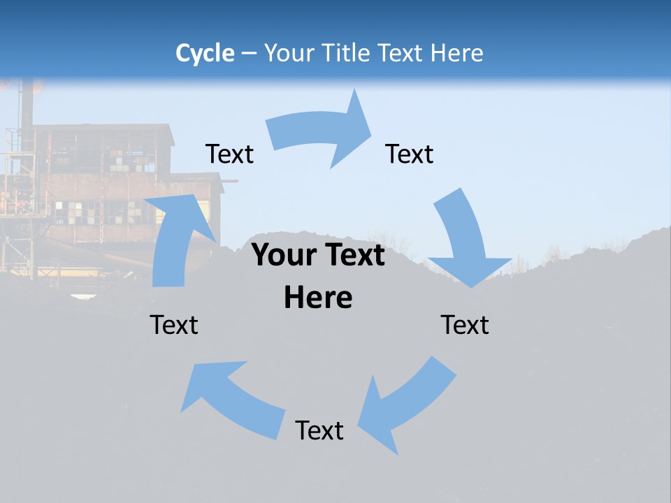 Box Sitting Caucasian PowerPoint Template