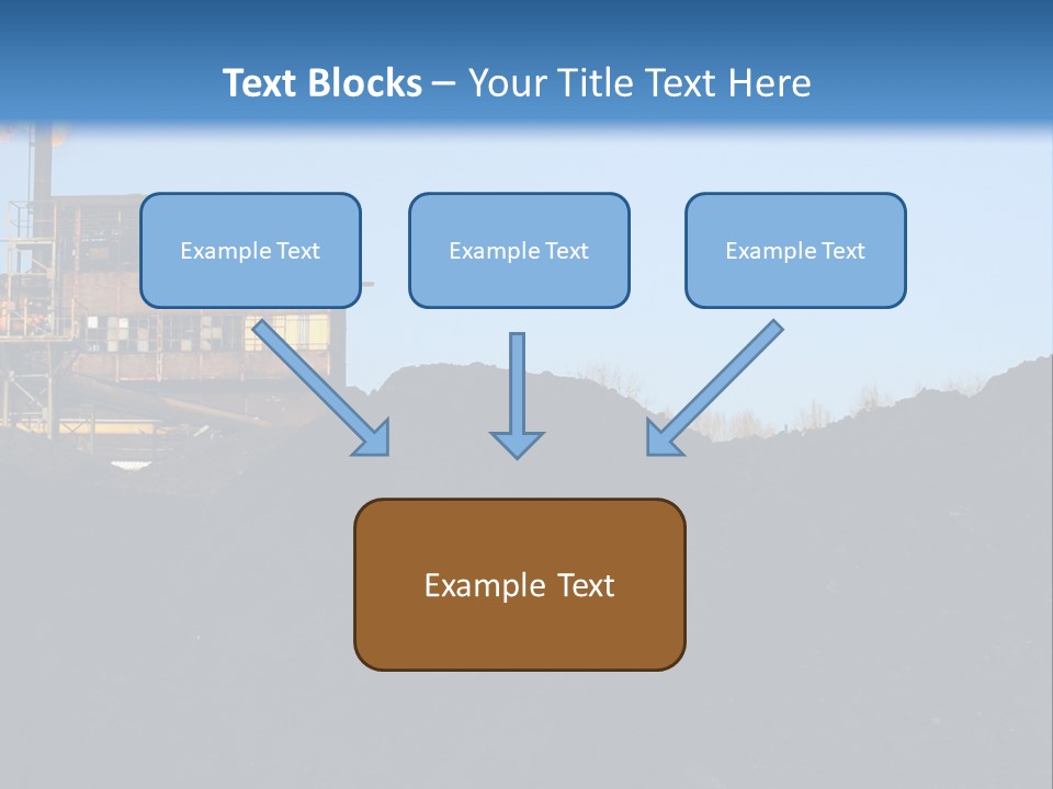 Box Sitting Caucasian PowerPoint Template