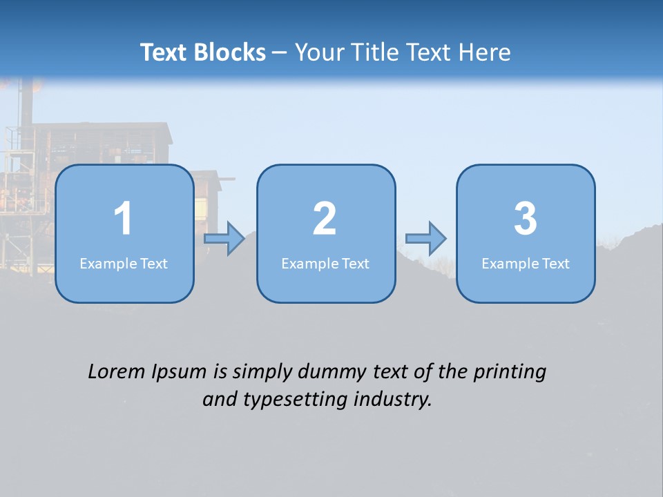 Box Sitting Caucasian PowerPoint Template