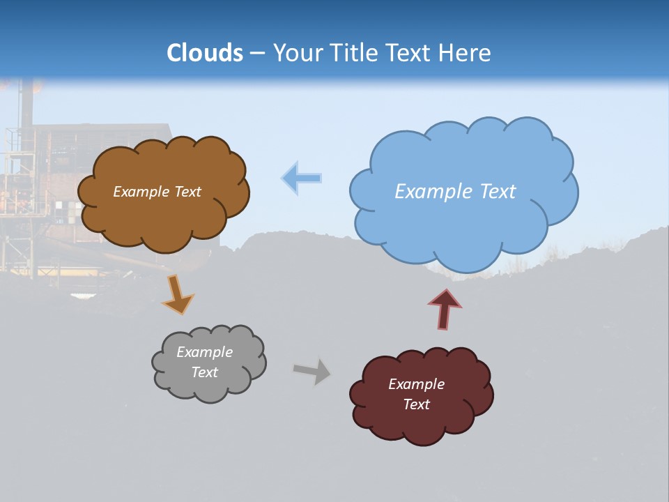 Box Sitting Caucasian PowerPoint Template