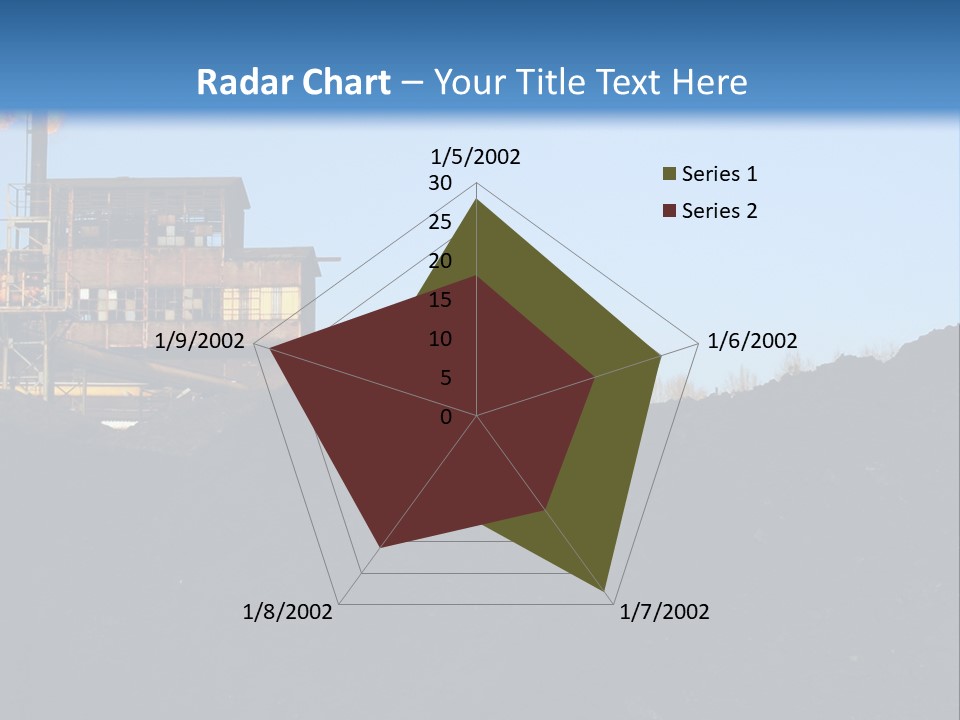 Box Sitting Caucasian PowerPoint Template