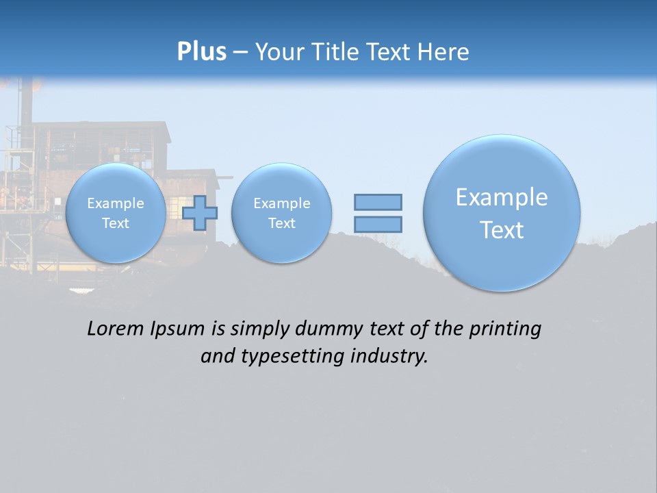 Box Sitting Caucasian PowerPoint Template