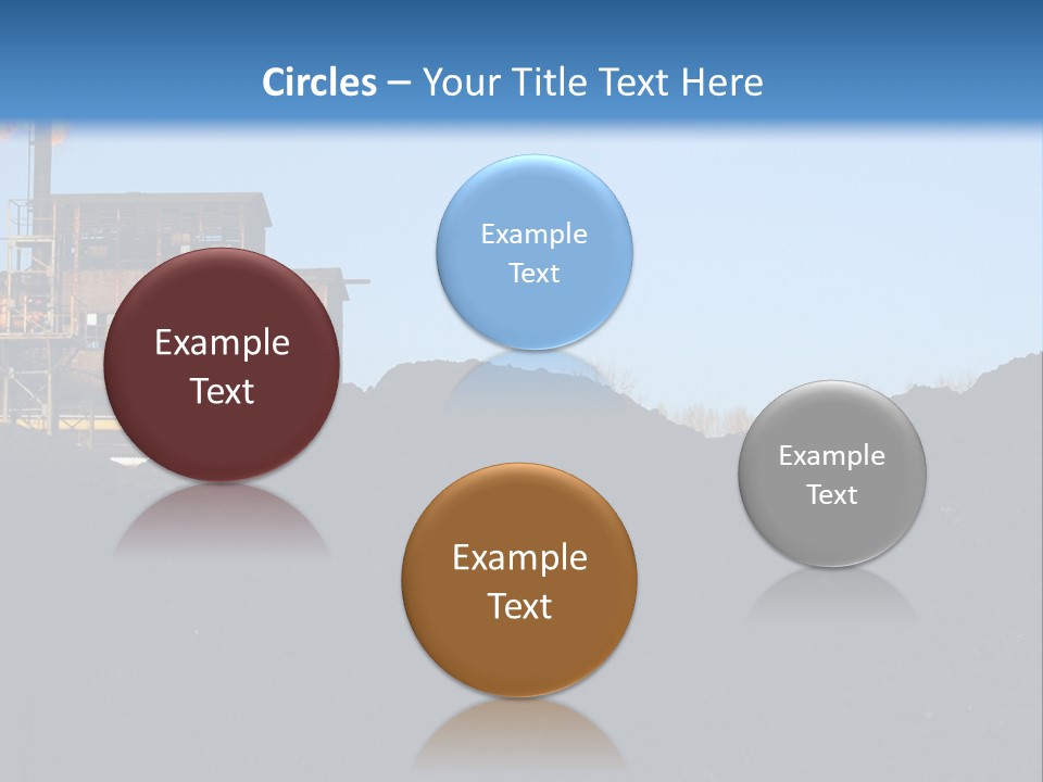 Box Sitting Caucasian PowerPoint Template