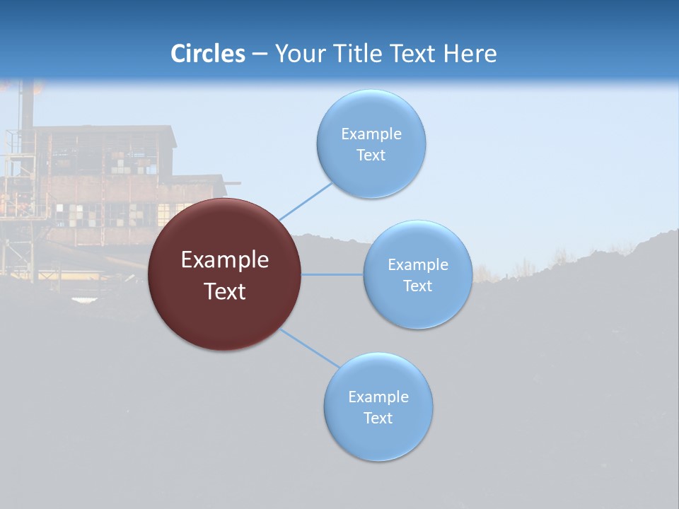 Box Sitting Caucasian PowerPoint Template