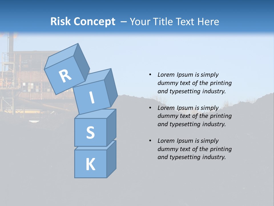 Box Sitting Caucasian PowerPoint Template