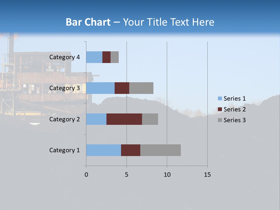 Box Sitting Caucasian PowerPoint Template