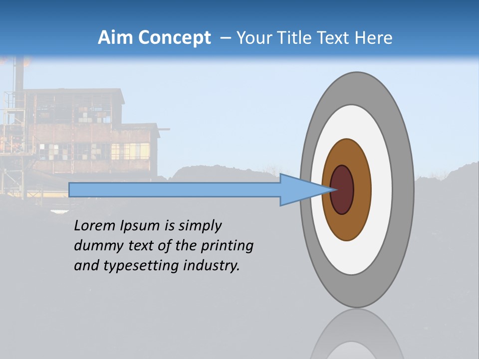 Box Sitting Caucasian PowerPoint Template
