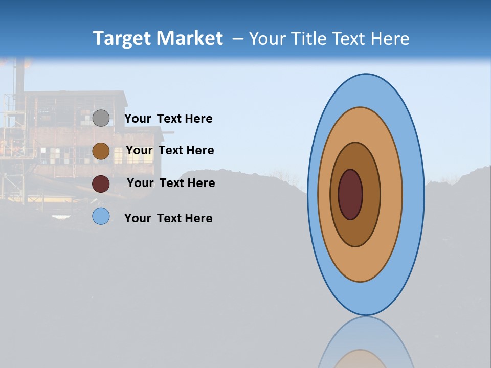 Box Sitting Caucasian PowerPoint Template