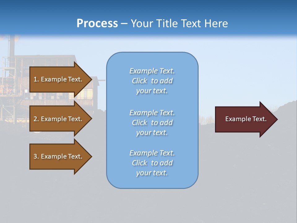 Box Sitting Caucasian PowerPoint Template
