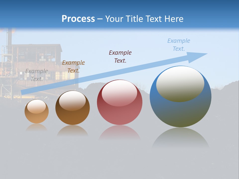 Box Sitting Caucasian PowerPoint Template