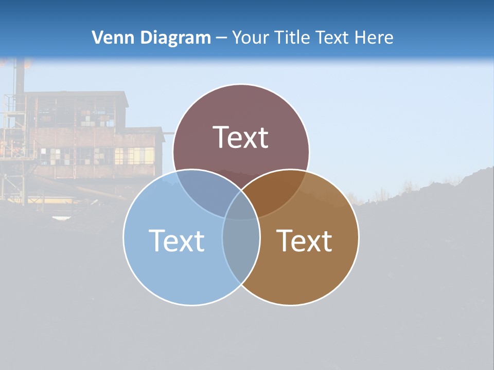 Box Sitting Caucasian PowerPoint Template