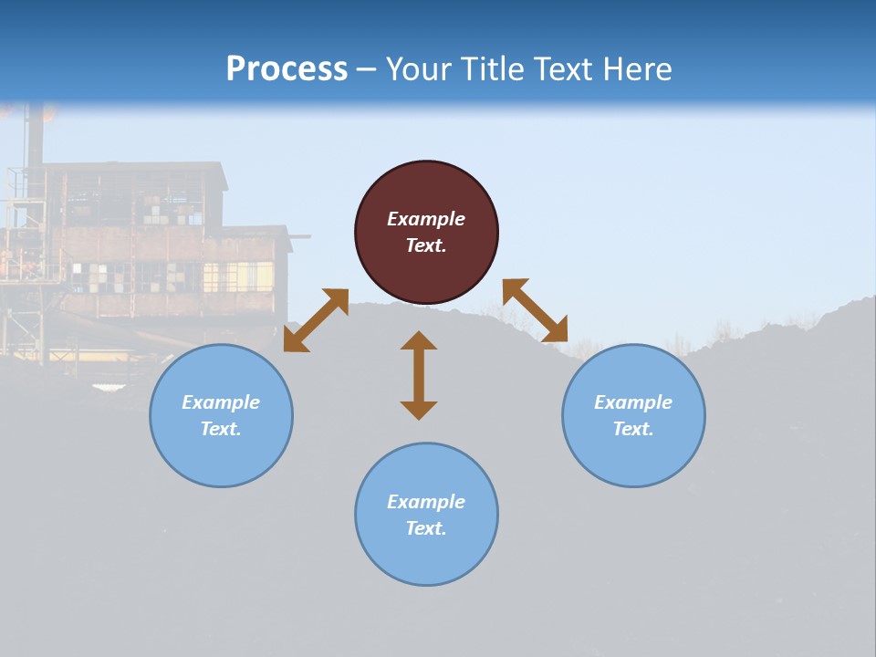 Box Sitting Caucasian PowerPoint Template