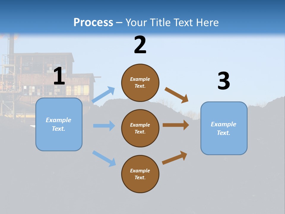 Box Sitting Caucasian PowerPoint Template