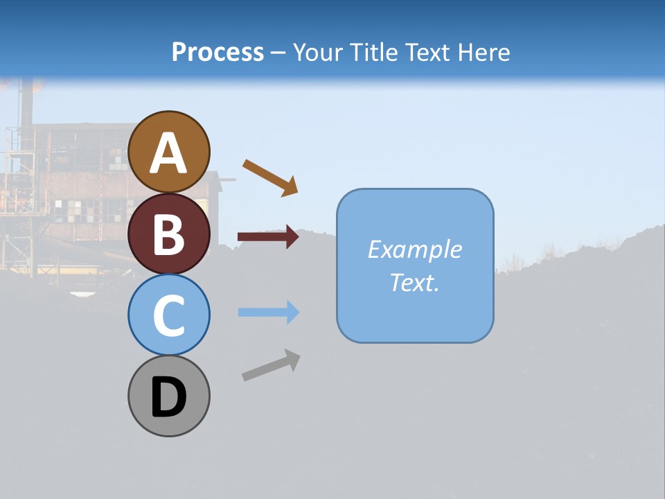Box Sitting Caucasian PowerPoint Template