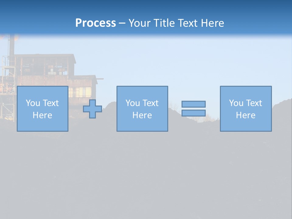 Box Sitting Caucasian PowerPoint Template