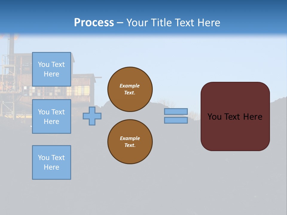 Box Sitting Caucasian PowerPoint Template