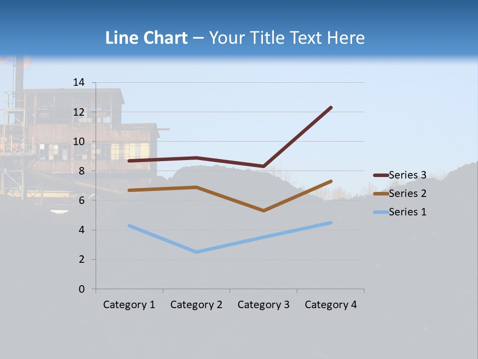 Box Sitting Caucasian PowerPoint Template