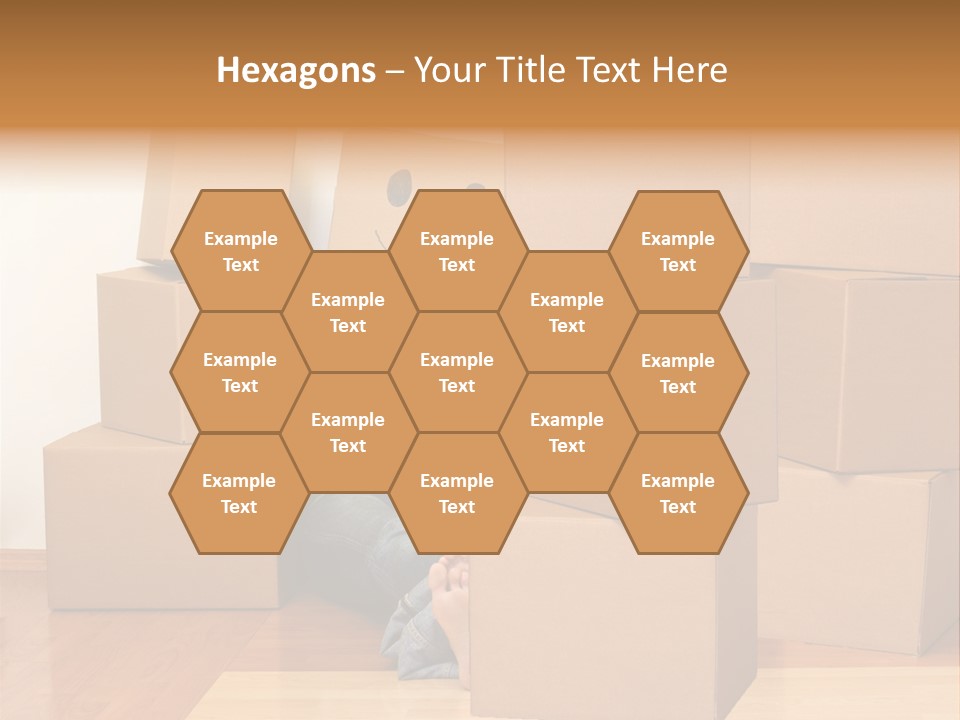 A Person Sitting On The Floor Surrounded By Boxes PowerPoint Template