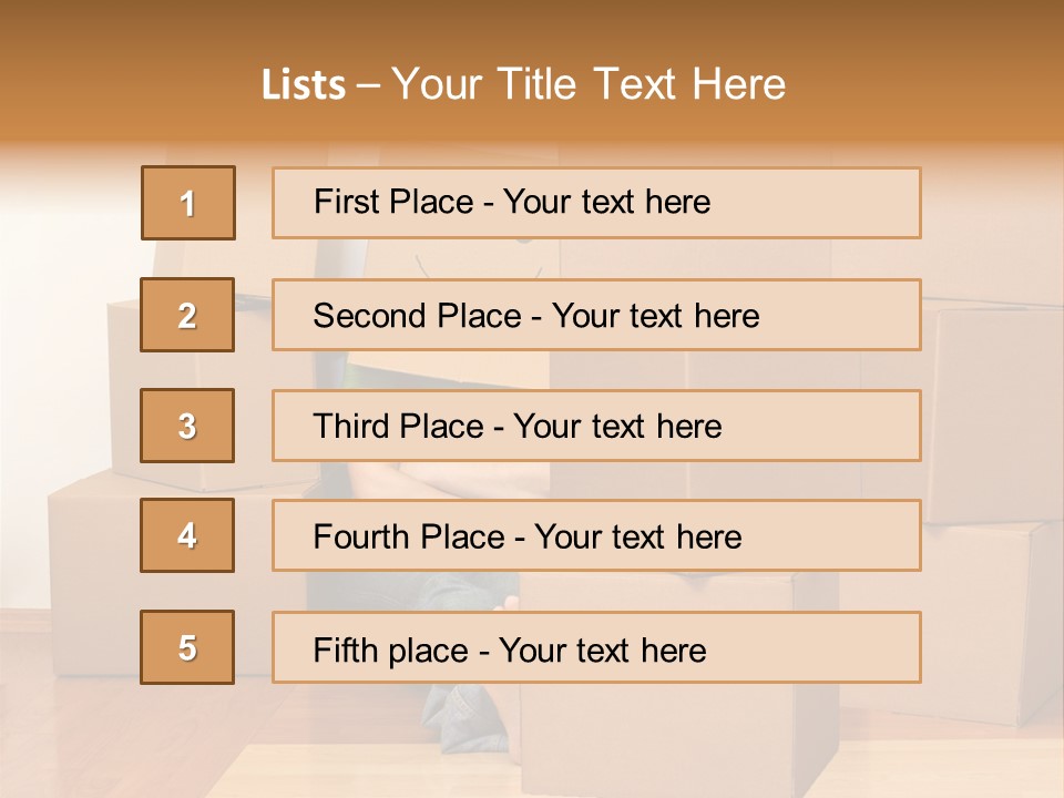 A Person Sitting On The Floor Surrounded By Boxes PowerPoint Template